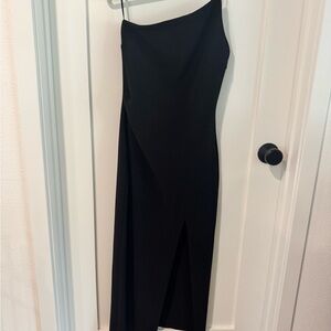 Bec + BridgeElegant Black One-Shoulder Dress